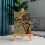 Safari Adventure - Mini Paint by numbers 6 kappaleen setti