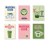 Sip & Rest Matcha Edition - Mini Maling efter tal Sæt med 6