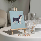 The Dog Days Collection - Mini Schilderen op Nummer Set van 6