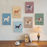 The Dog Days Collection - Mini Schilderen op Nummer Set van 6