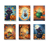 Trick or Treat magic - Mini maling efter tal Sæt med 6
