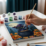Trick or Treat magic - Mini maling efter tal Sæt med 6