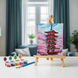 Wanderlust in colour - Mini maling efter tal Sæt med 6