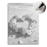 Flowers on The Shore Dot Painting
