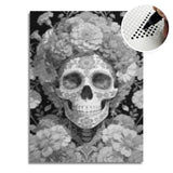 Sugar Skull Dot Painting