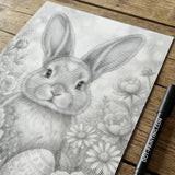 Bunny Dot Painting
