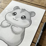Hamster Dot Painting