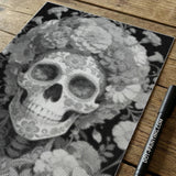 Sugar Skull Dot Painting
