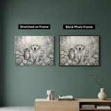 Cat Dog and Bunny Dot Painting