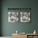 Swan Dot Painting
