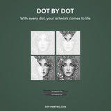 Botanical Face Dot Painting