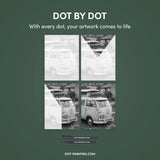 Old VW bus Dot Painting