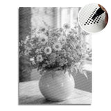 Flower Vase Dot Painting